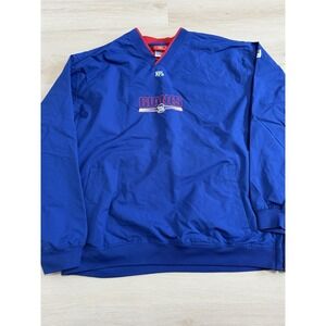 NFL New York Giants Jacket Mens Size XL Football Sideline Pullover Windbreaker